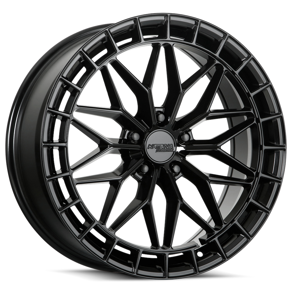 Gloss Black Katana KR12 Wheels