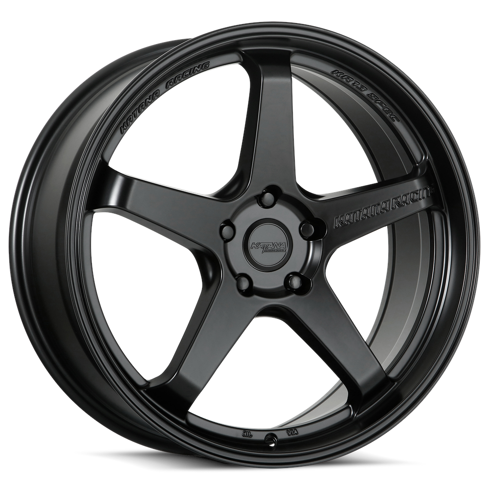 Matte Black Katana KR13 Wheels