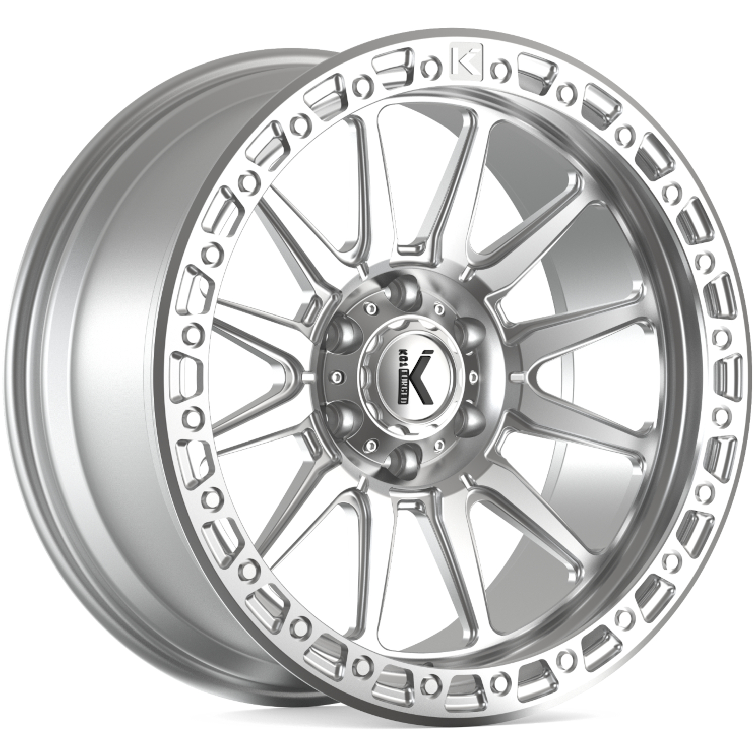 Silver Machined KG1 Forged Adrenaline Wheels
