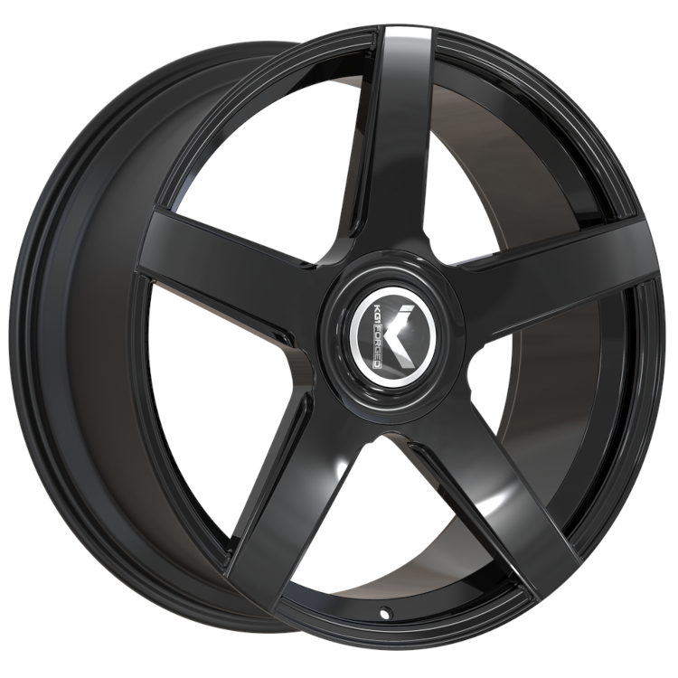 Black Milled KG1 Forged Chops Wheels