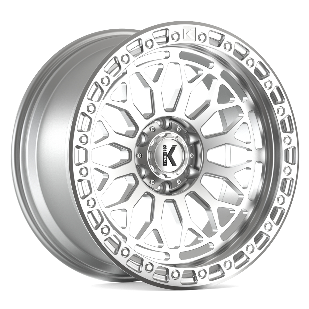Silver Machined KG1 Forged Diamondhead Wheels