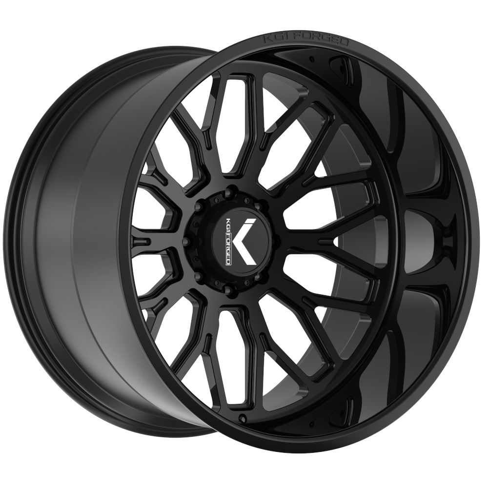Gloss Black KG1 Forged Jacked Wheels