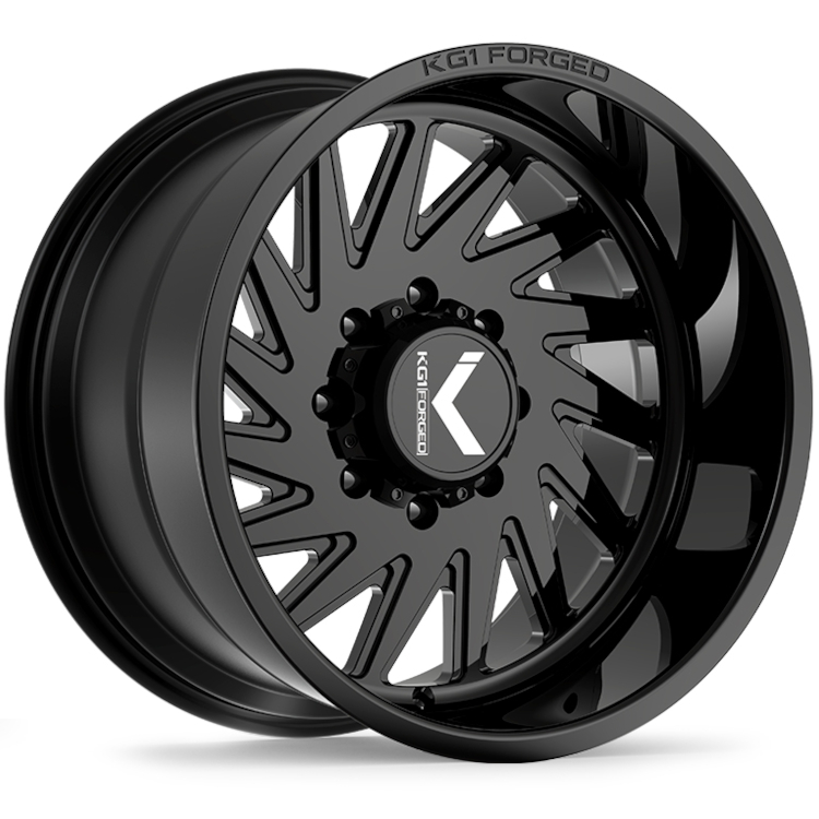 Gloss Black KG1 Forged Outburst Wheels