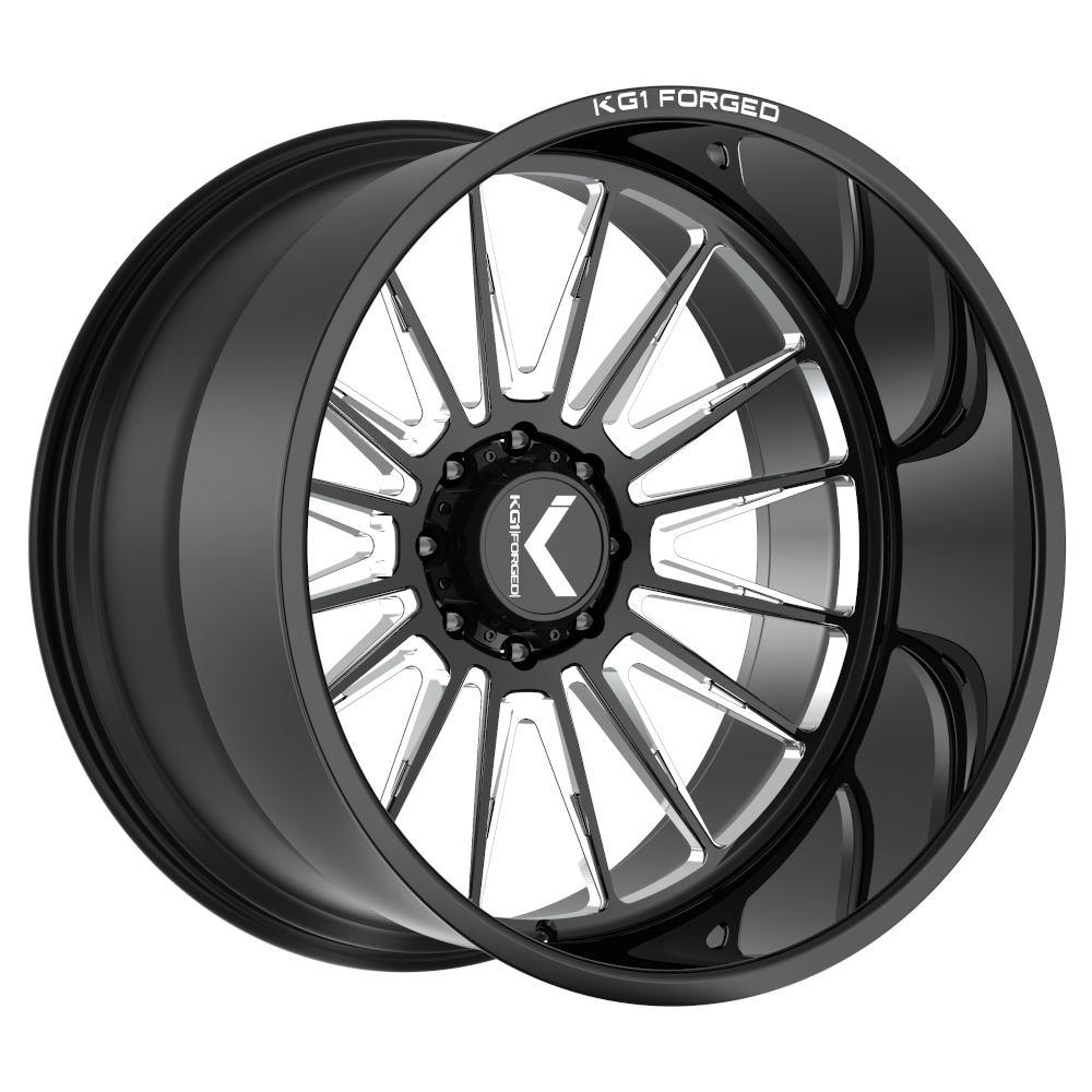Black Milled KG1 Forged Taze Wheels