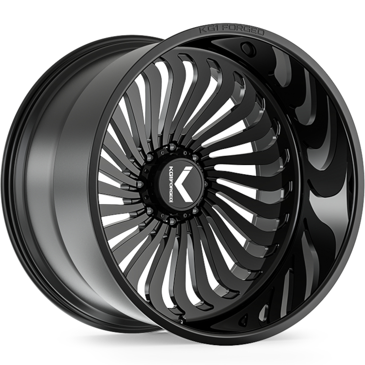 Gloss Black KG1 Forged Tidal Wheels