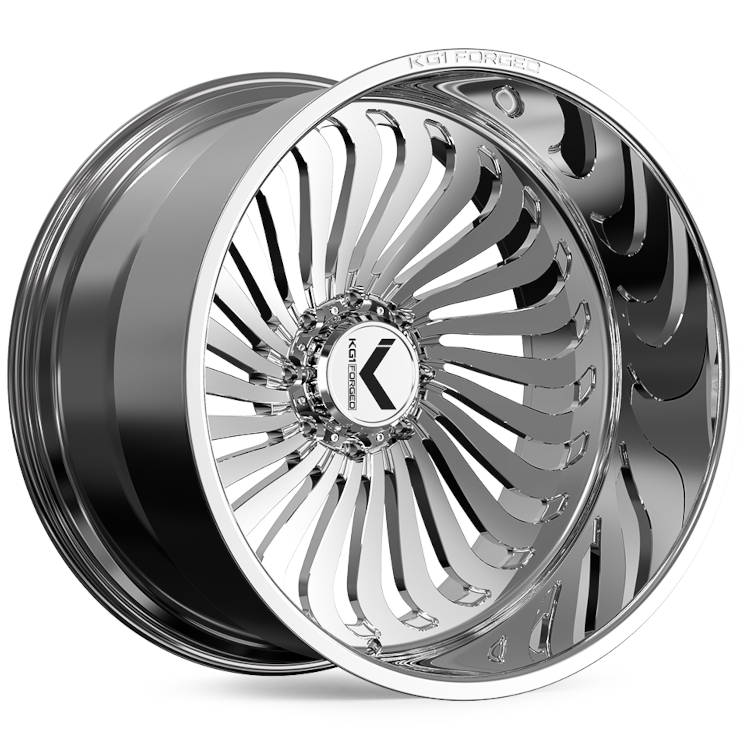 Polished KG1 Forged Tidal Wheels