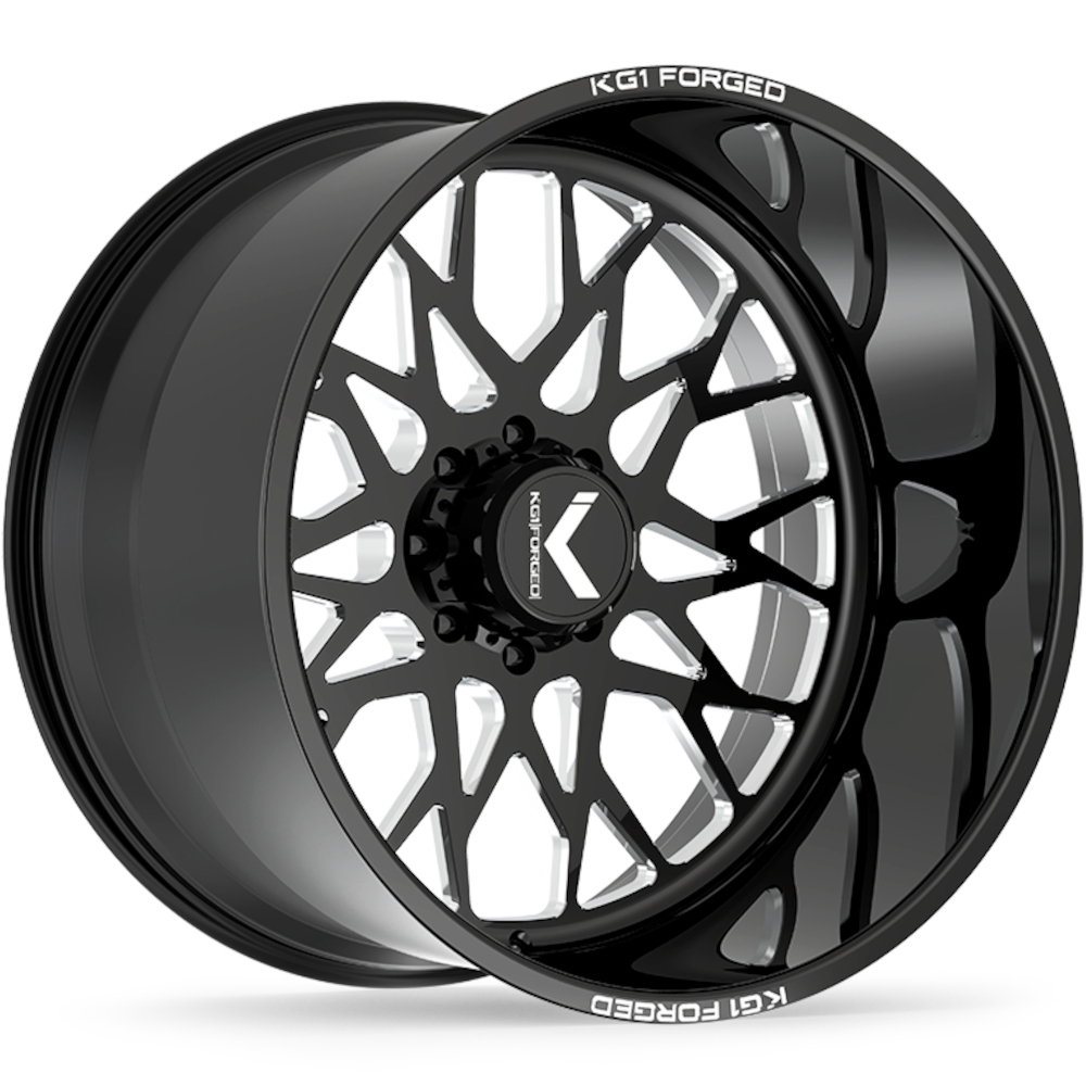 Black Milled KG1 Forged Torture Wheels