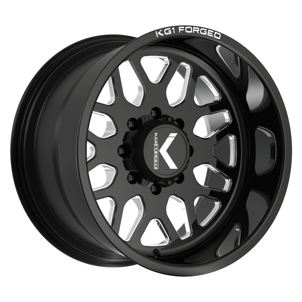 Black Milled KG1 Forged Veteran Wheels