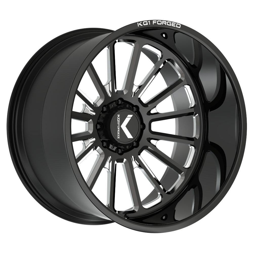 Black Milled KG1 Forged Victor Wheels