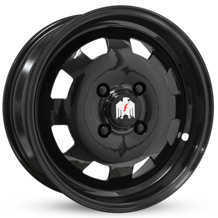 Gloss Black Klassik Rader Moon Wheels