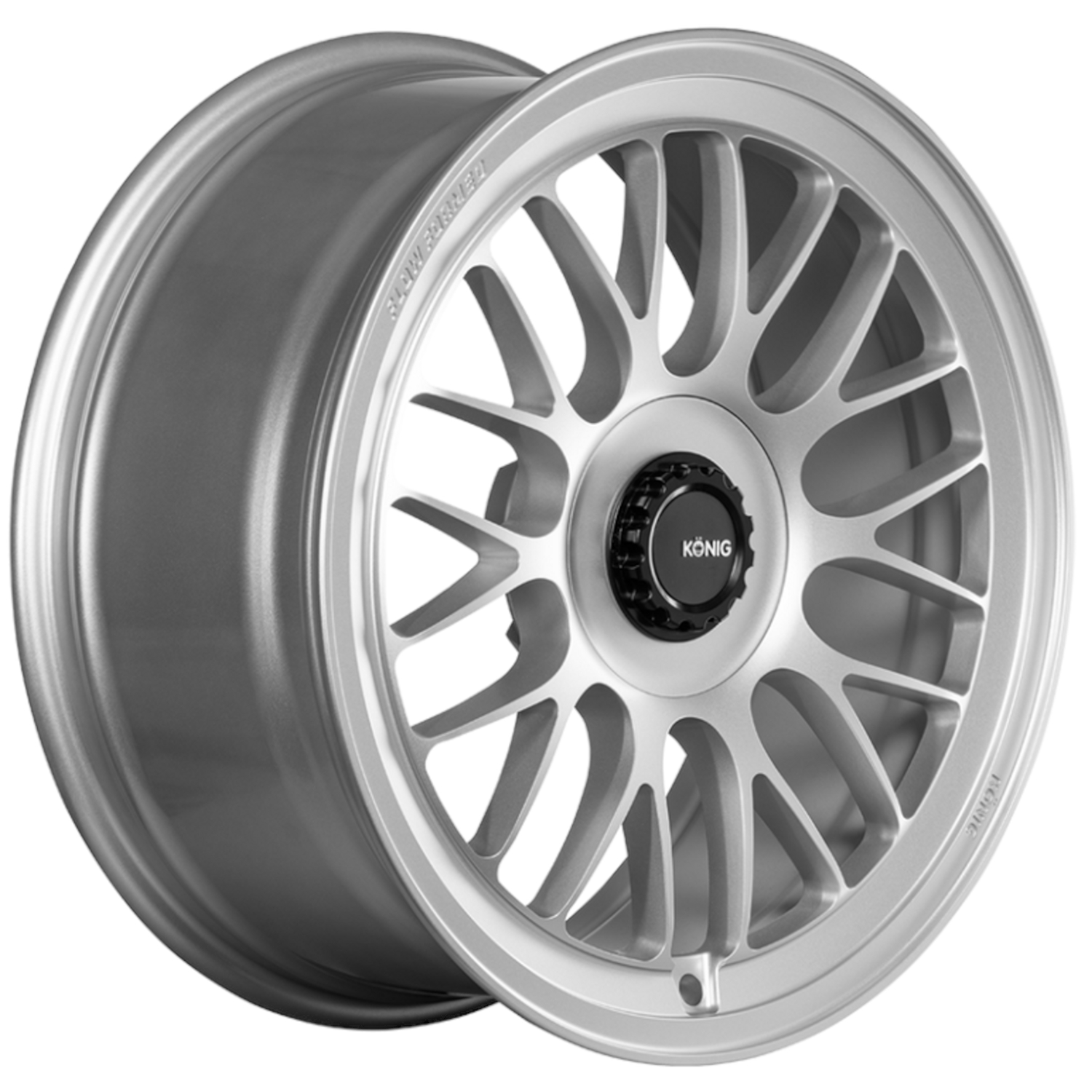 Konig MRK1XR 21x9.5 35 Satin Silver | MKXN151435S | 1993 Nissan