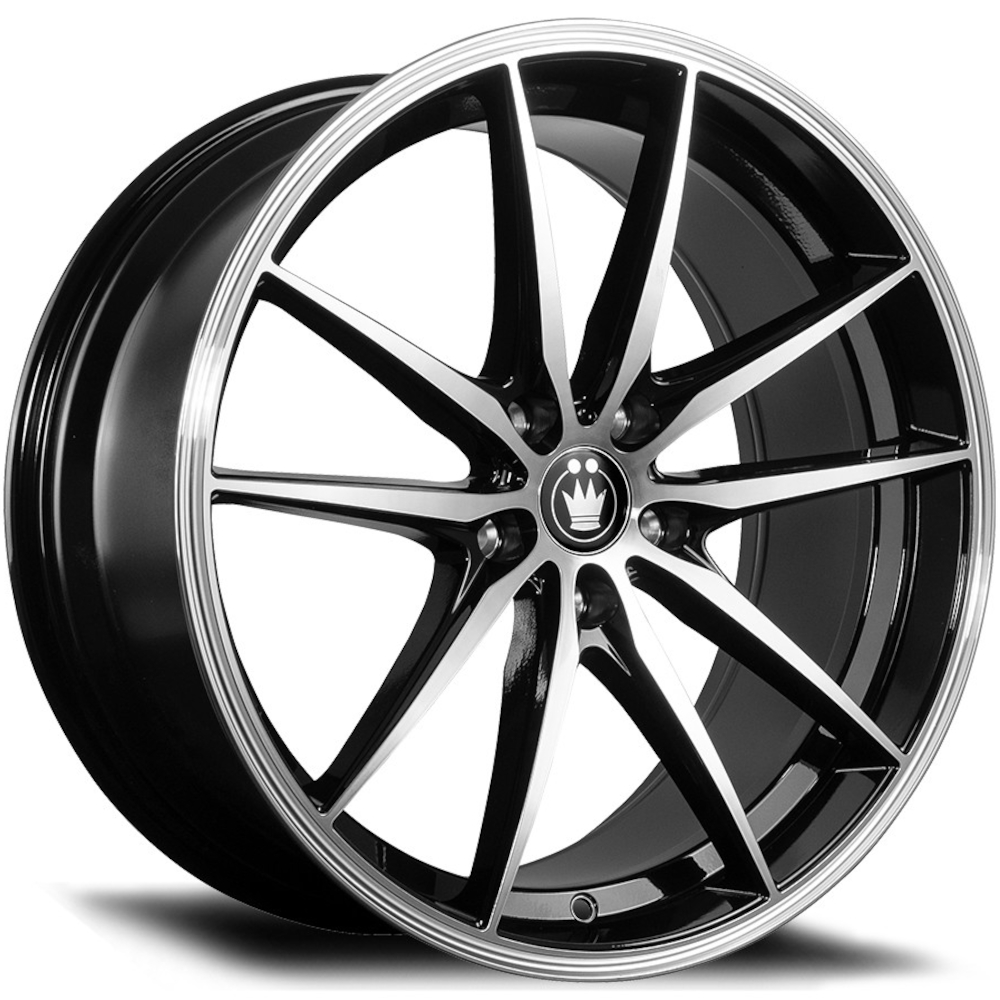 Black Machined Konig Oversteer Wheels