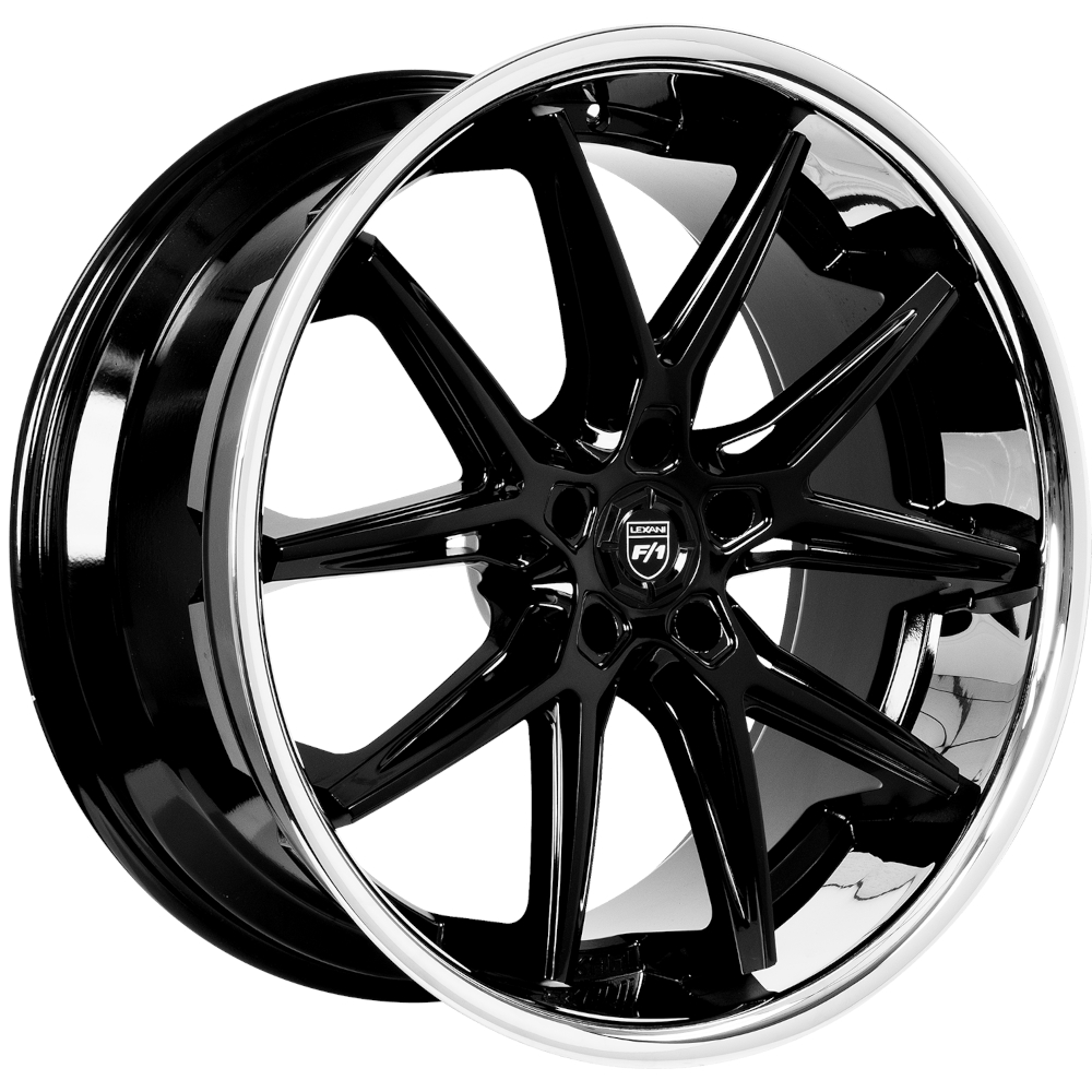 Black Chrome Lexani Circuit Wheels