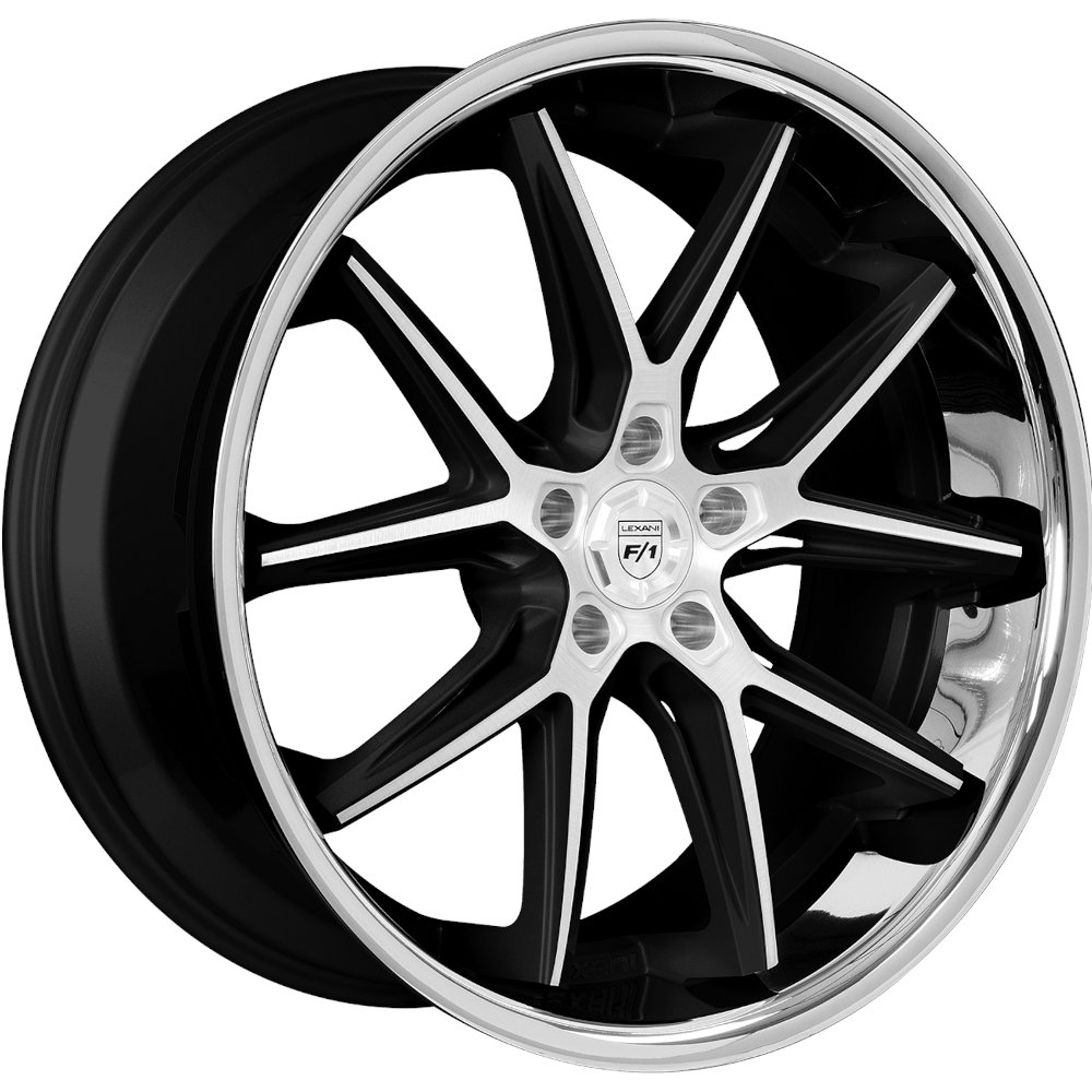 Black Machined Lexani Circuit Wheels