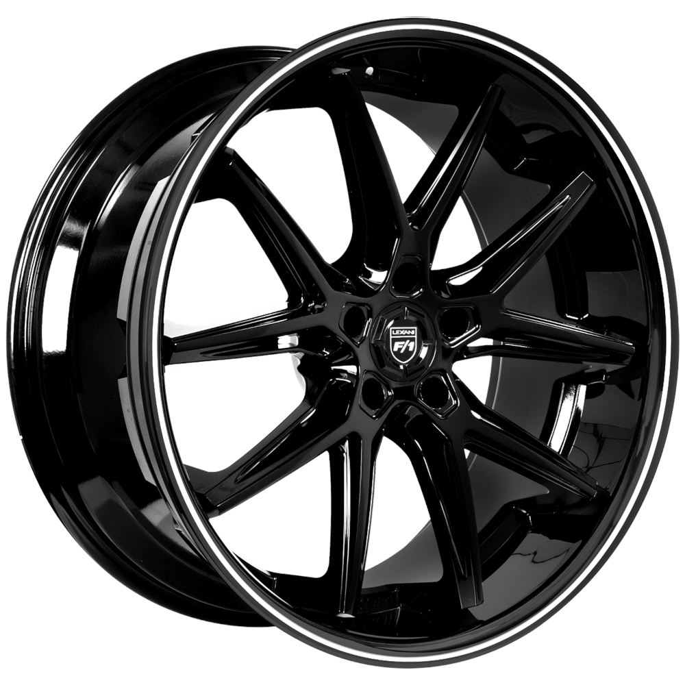 Gloss Black Lexani Circuit Wheels