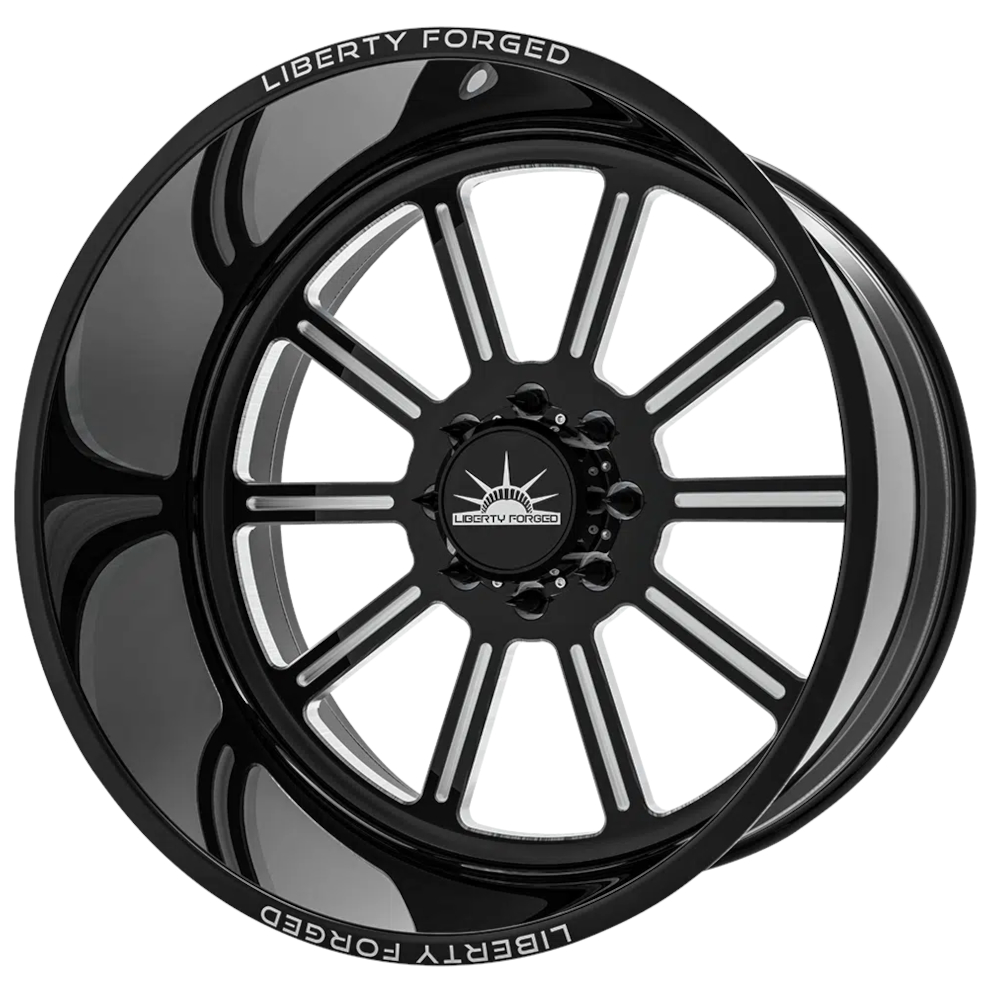 Black Milled Liberty Forged LBTY07 Wheels