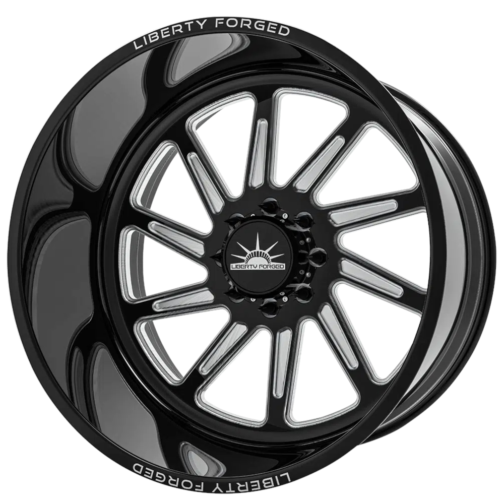 Black Milled Liberty Forged LBTY14 Wheels