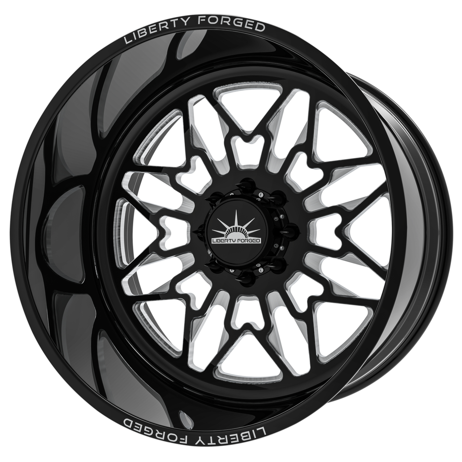 Black Milled Liberty Forged LBTY25 Wheels