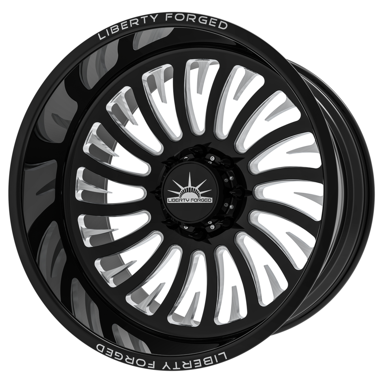 Black Milled Liberty Forged LBTYC24 Wheels