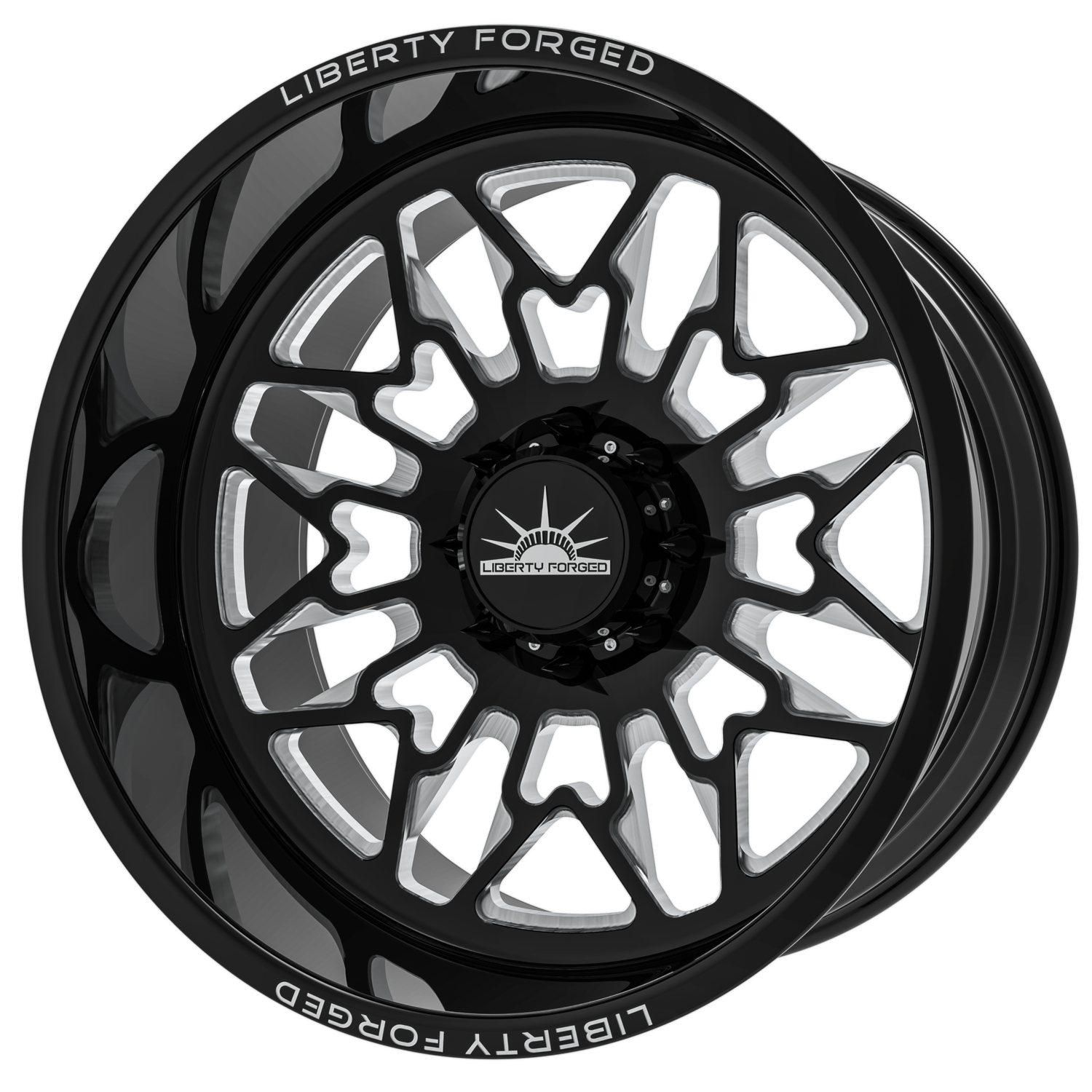 Black Milled Liberty Forged LBTYC25 Wheels
