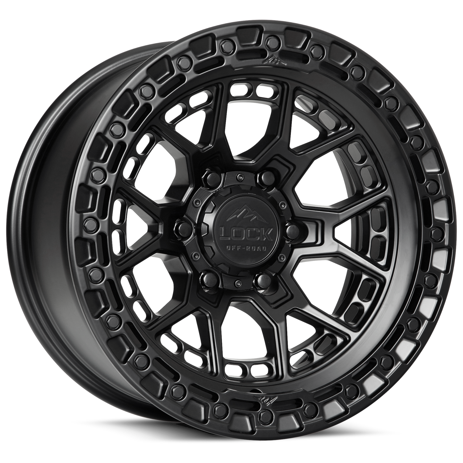 Matte Black Lock Offroad Wheels Commando Wheels
