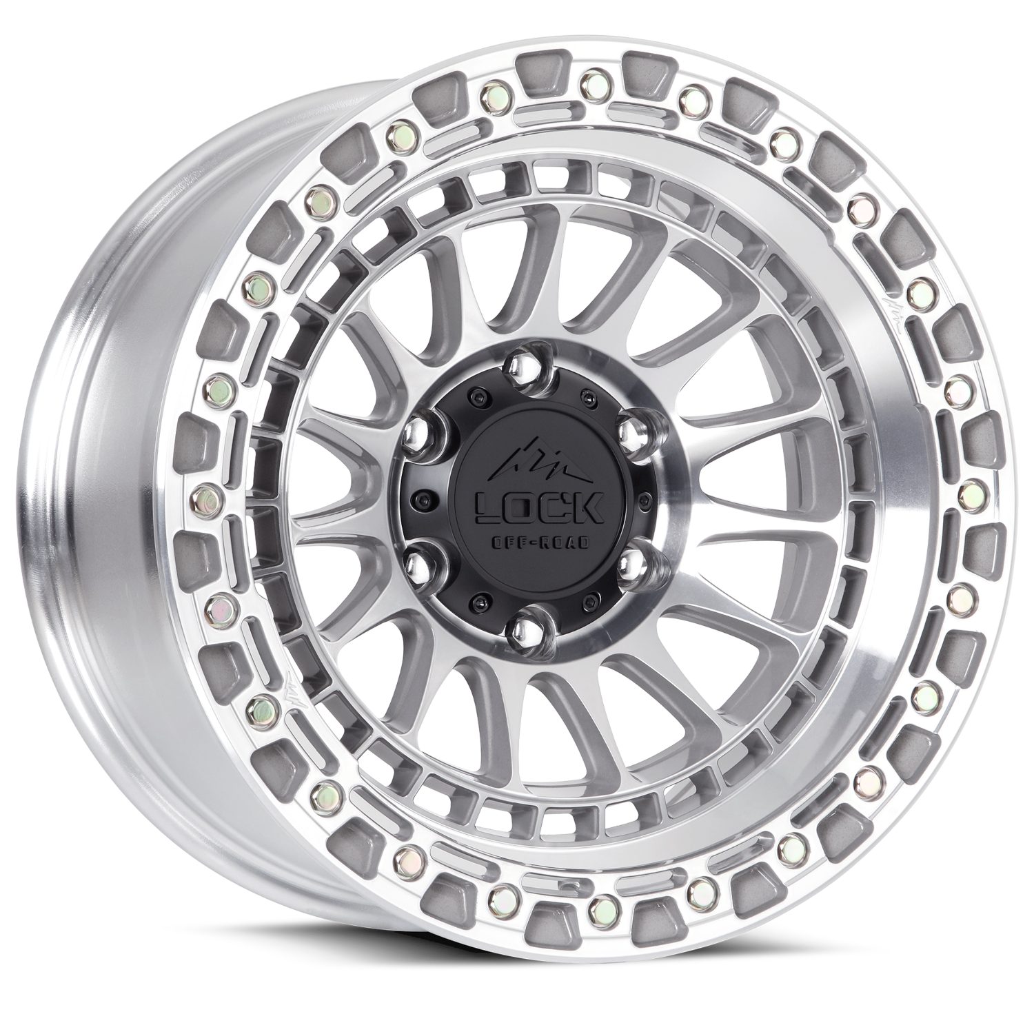 Lock Offroad Wheels Mojave 17x8.5 25 Machined | MOJAVE-78563MC