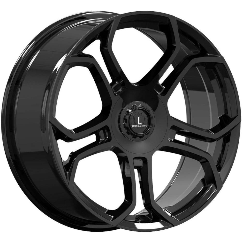 Gloss Black Luxxx Alloys LUX50 Wheels
