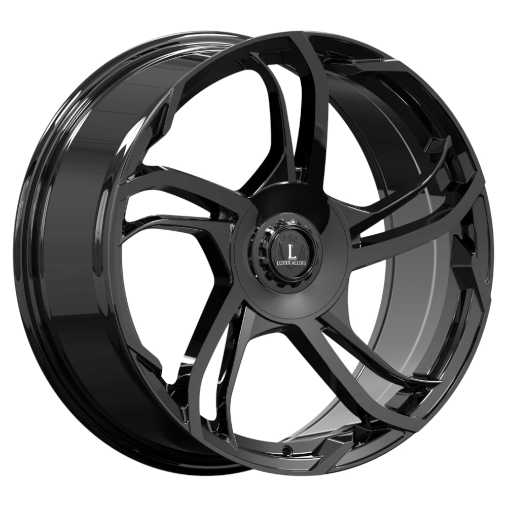 Gloss Black Luxxx Alloys LUX52 Wheels