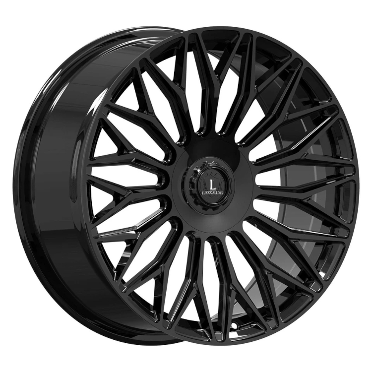 Gloss Black Luxxx Alloys LUX53 Wheels