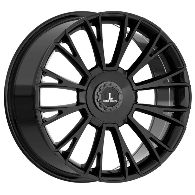 Gloss Black Luxxx Alloys LUX54 Wheels