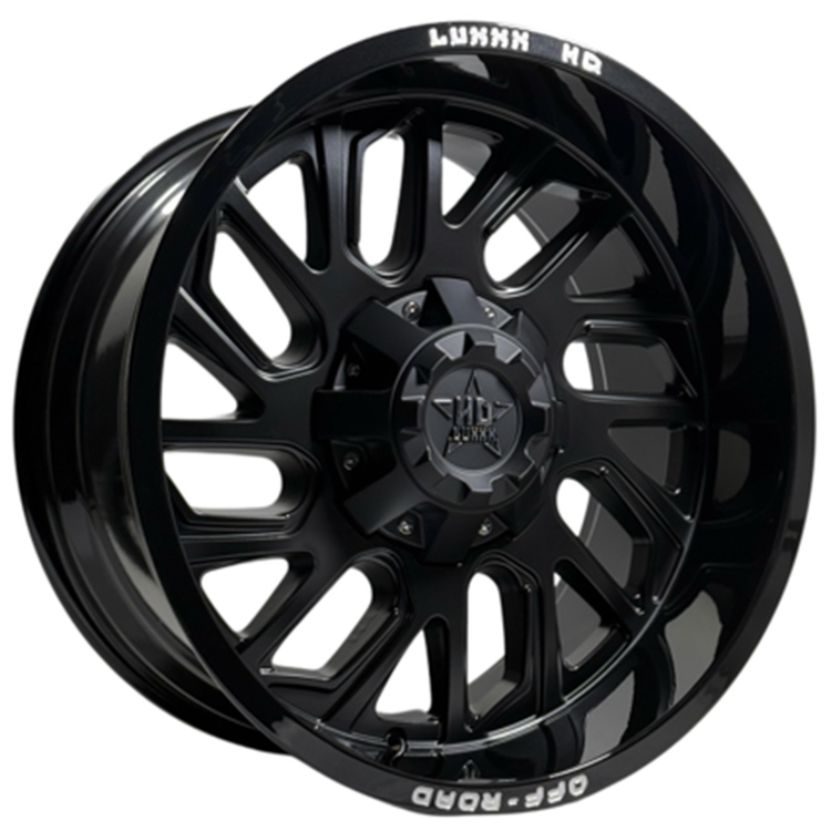 Satin Black Luxxx HD LHD18 Wheels