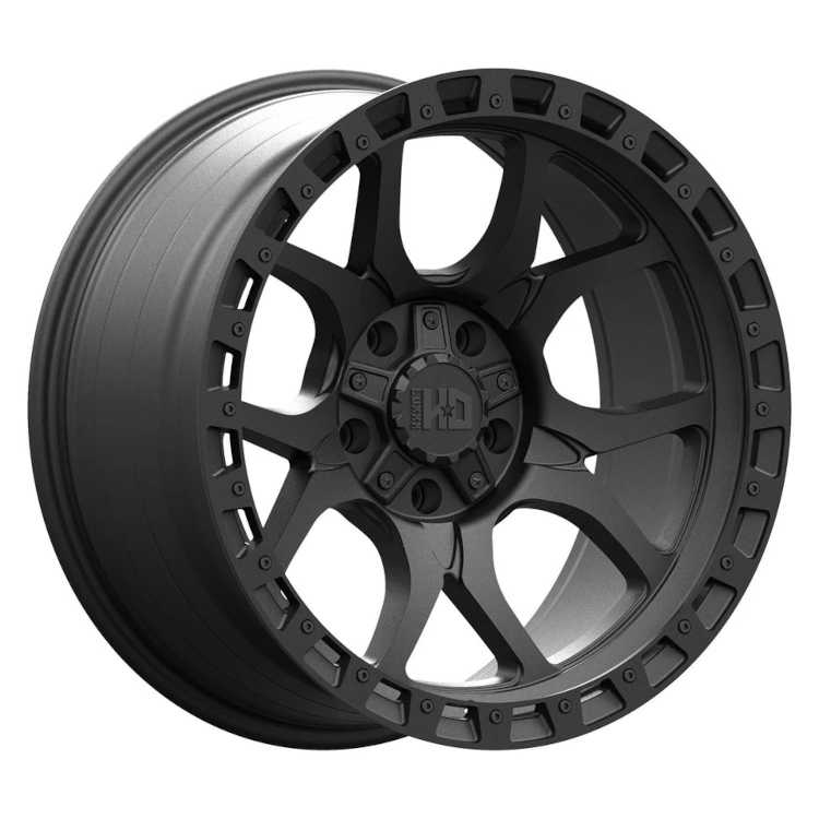 Satin Black Luxxx HD LHD40 Wheels