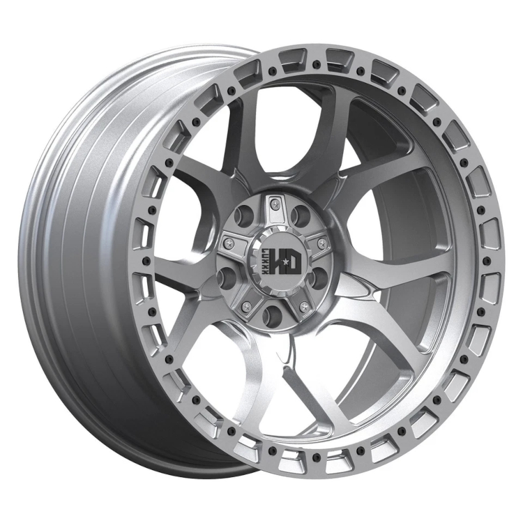 Satin Silver Luxxx HD LHD40 Wheels