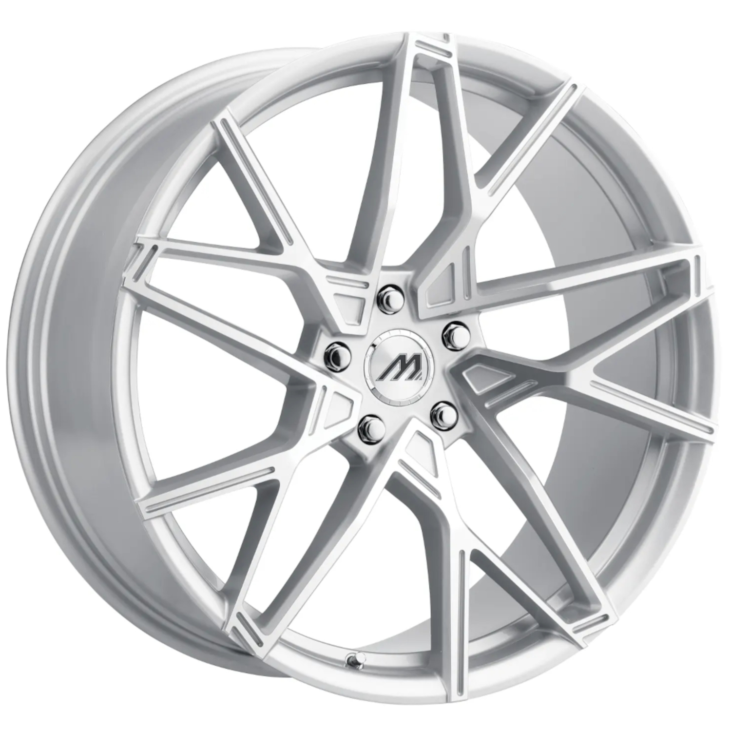 Silver Machined Mach MF7 Wheels