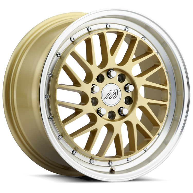 Gold Machined Mach MP42 Wheels