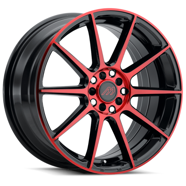 Black Red Mach MP43 Wheels
