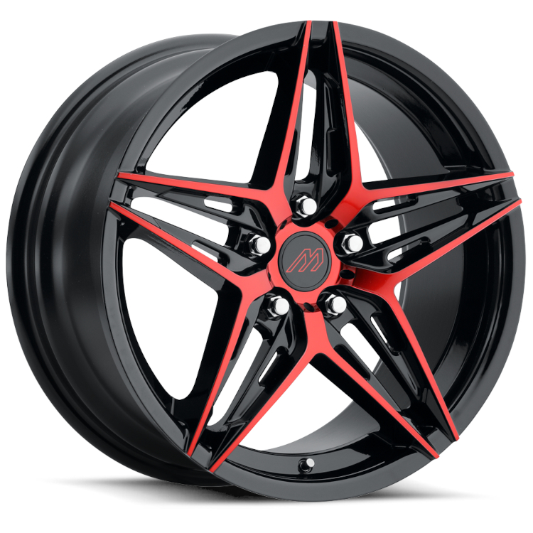 Black Red Mach MP56 Wheels