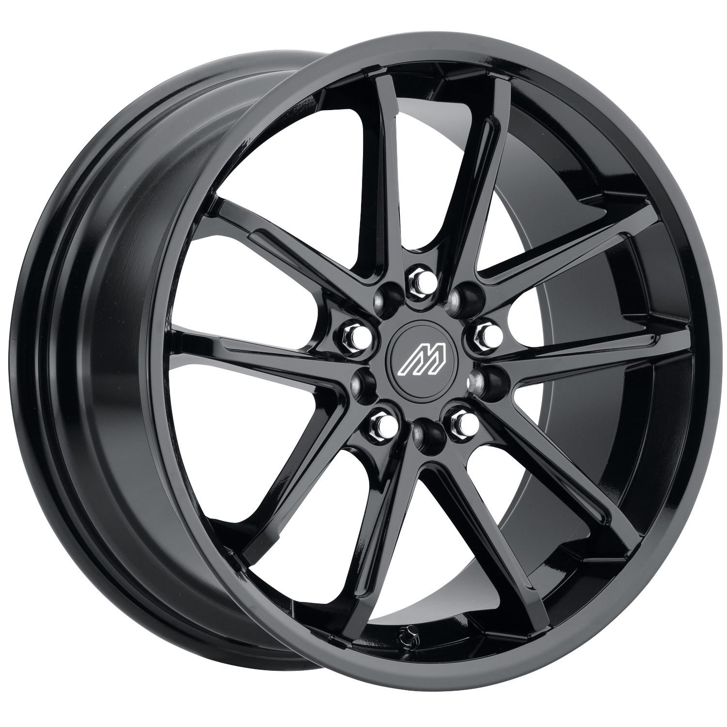 Gloss Black Mach MP58 Wheels