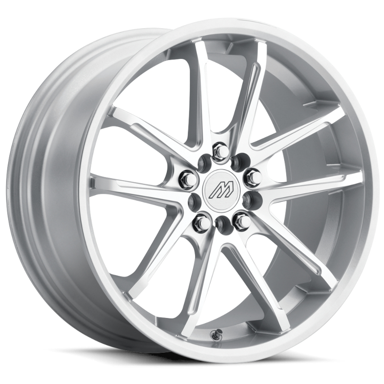 Silver Machined Mach MP58 Wheels