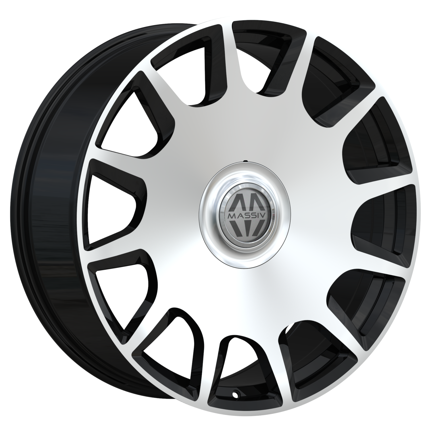 Black Machined Massiv 927 Wheels