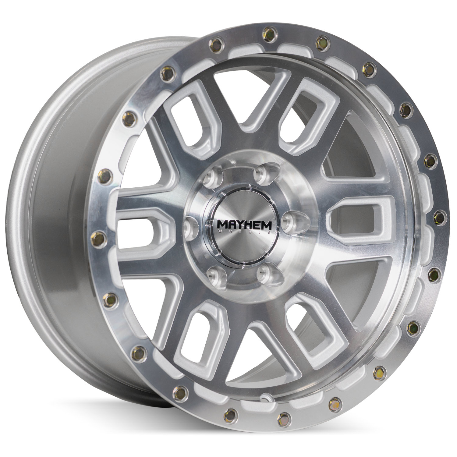 Machined Silver Mayhem Delta Wheels