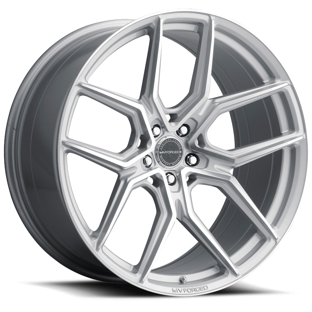 MV Forged MVF5 22x11 40 Silver Machined | 21153040 MVF5MS-P2