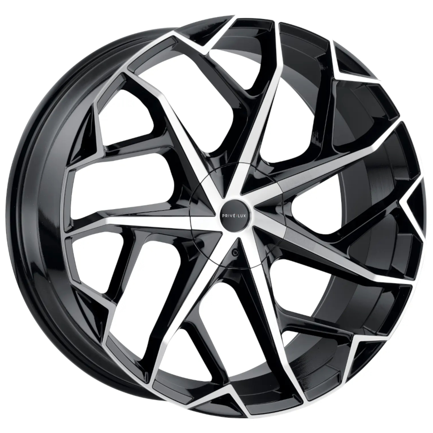 Black Machined Privelux PL18 Wheels