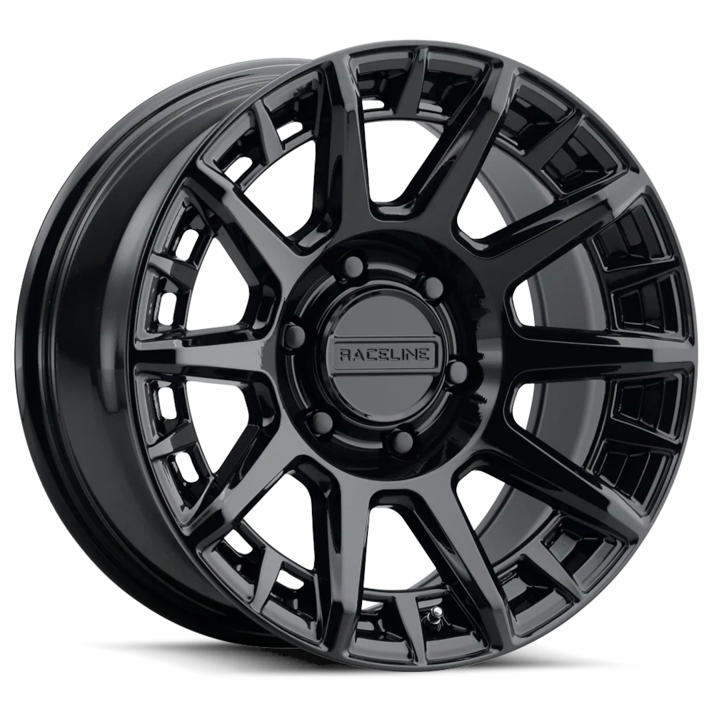 Gloss Black Raceline Vector Wheels