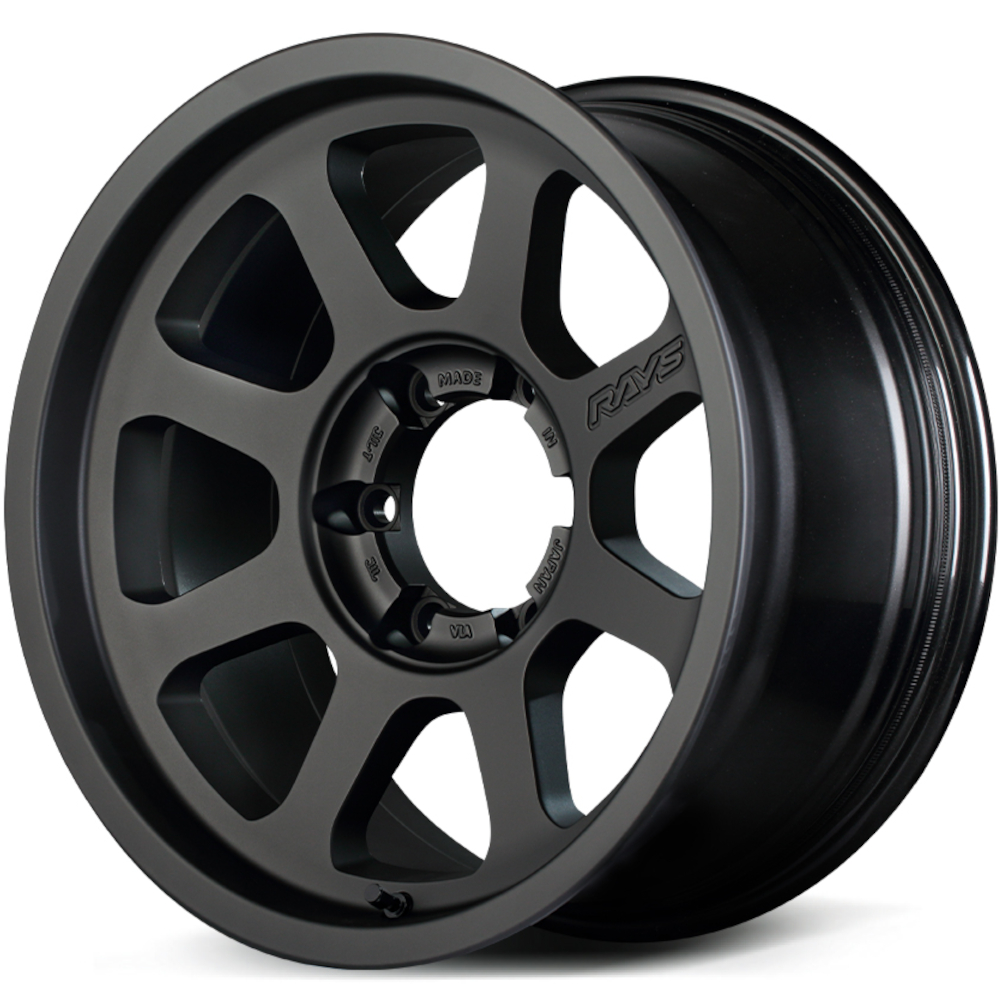 Matte Black Rays Offroad D108 Wheels