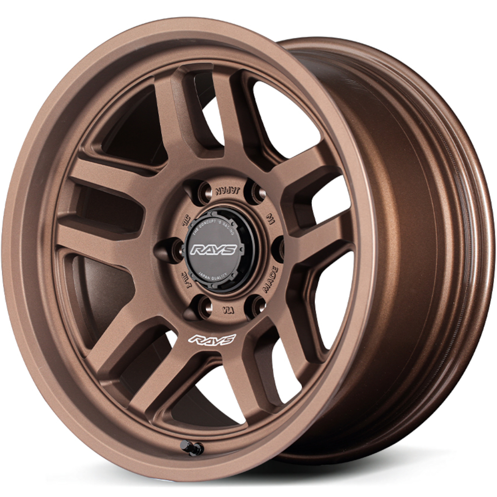 Dark Bronze Rays Offroad D325 Wheels