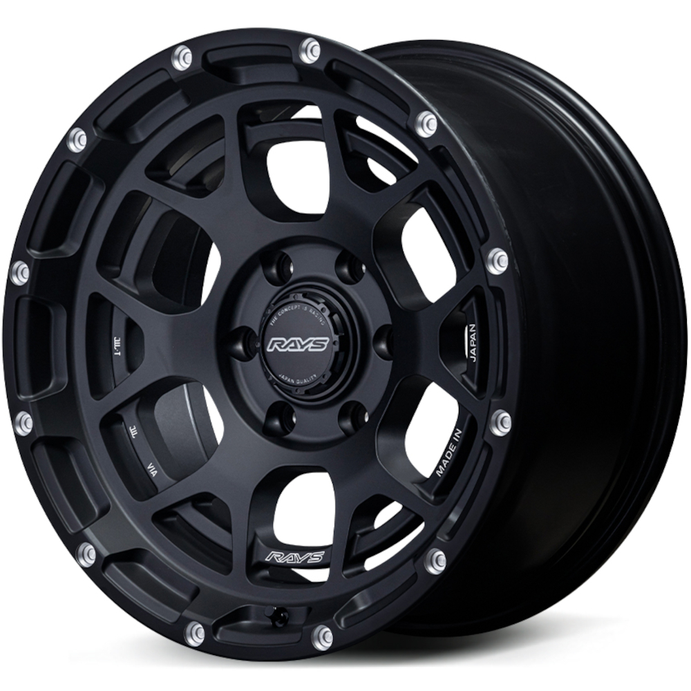 Matte Black Rays Offroad M6 Wheels