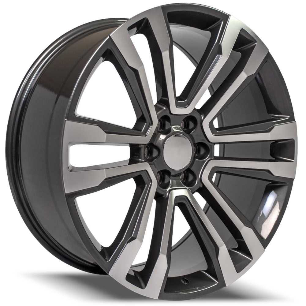 Gray Machined Replica G10 Wheels