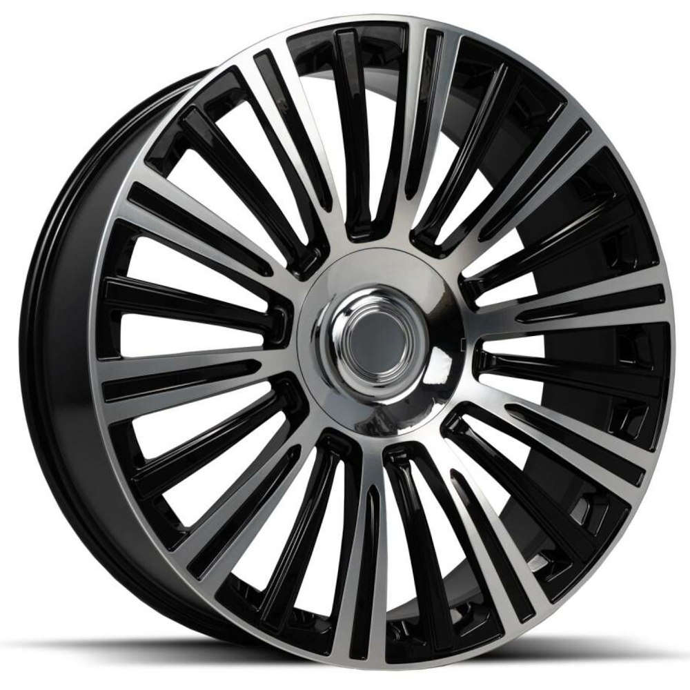 Black Machined Replica RP053 Wheels