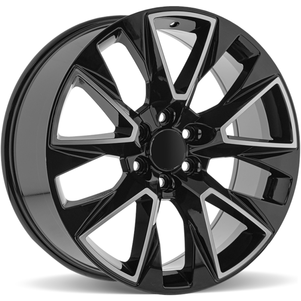 Black Machined Replica RP17 Wheels